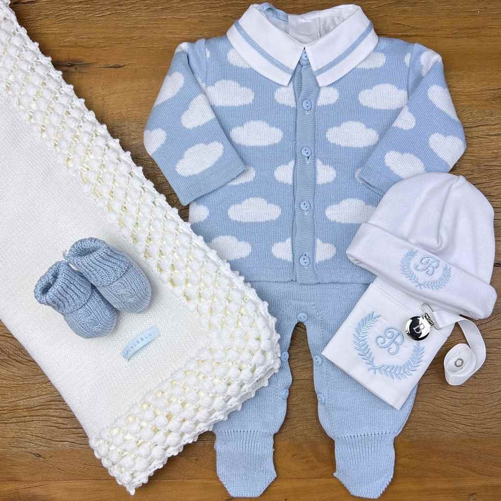 ideia de roupa estilosa para bebe azul - Roupas estilosas para bebê: 7 ideias de looks irresistíveis