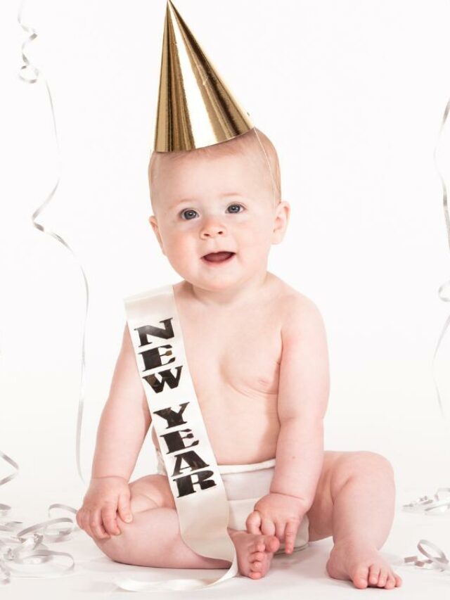 8 Sugestões de roupas de bebê para celebrar o Ano Novo